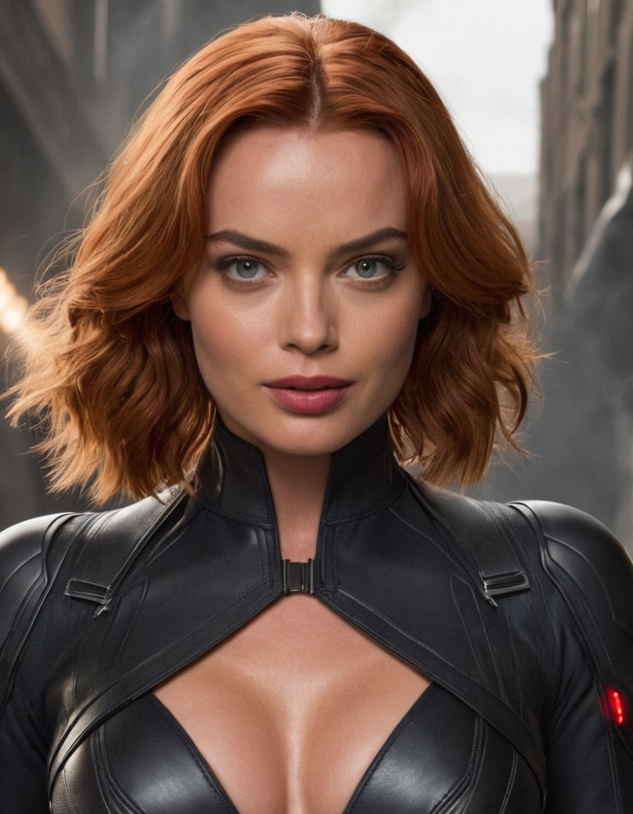 black widow, margot robbie, marvel, actress, superhero, hollywood