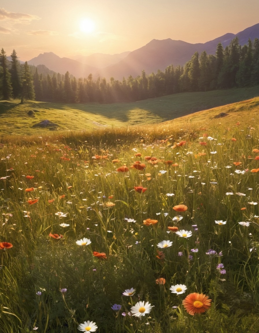 nature, meadow, beautiful, scenery