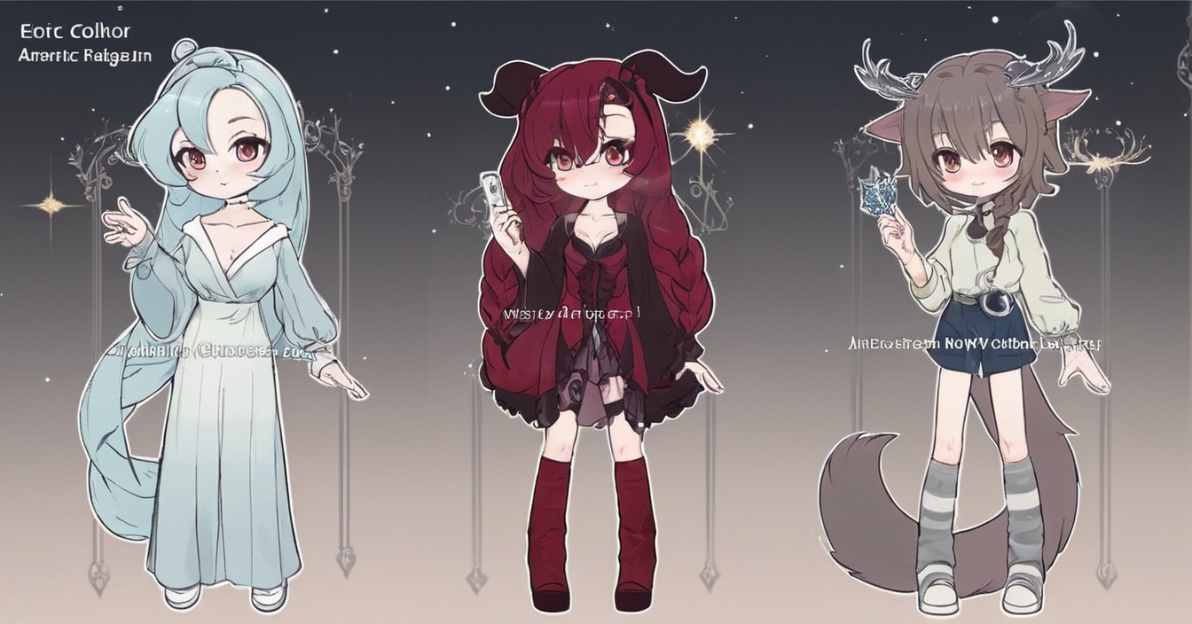 characterdesign, adoptable, adoptablesopen, digitalart, adoptableauction, chibi, chibiadoptable, anime, originalcharacter, sale, kemonomimi, demon