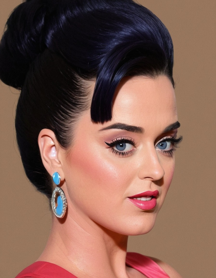 katy perry, funny, painting, celebrity, pop culture