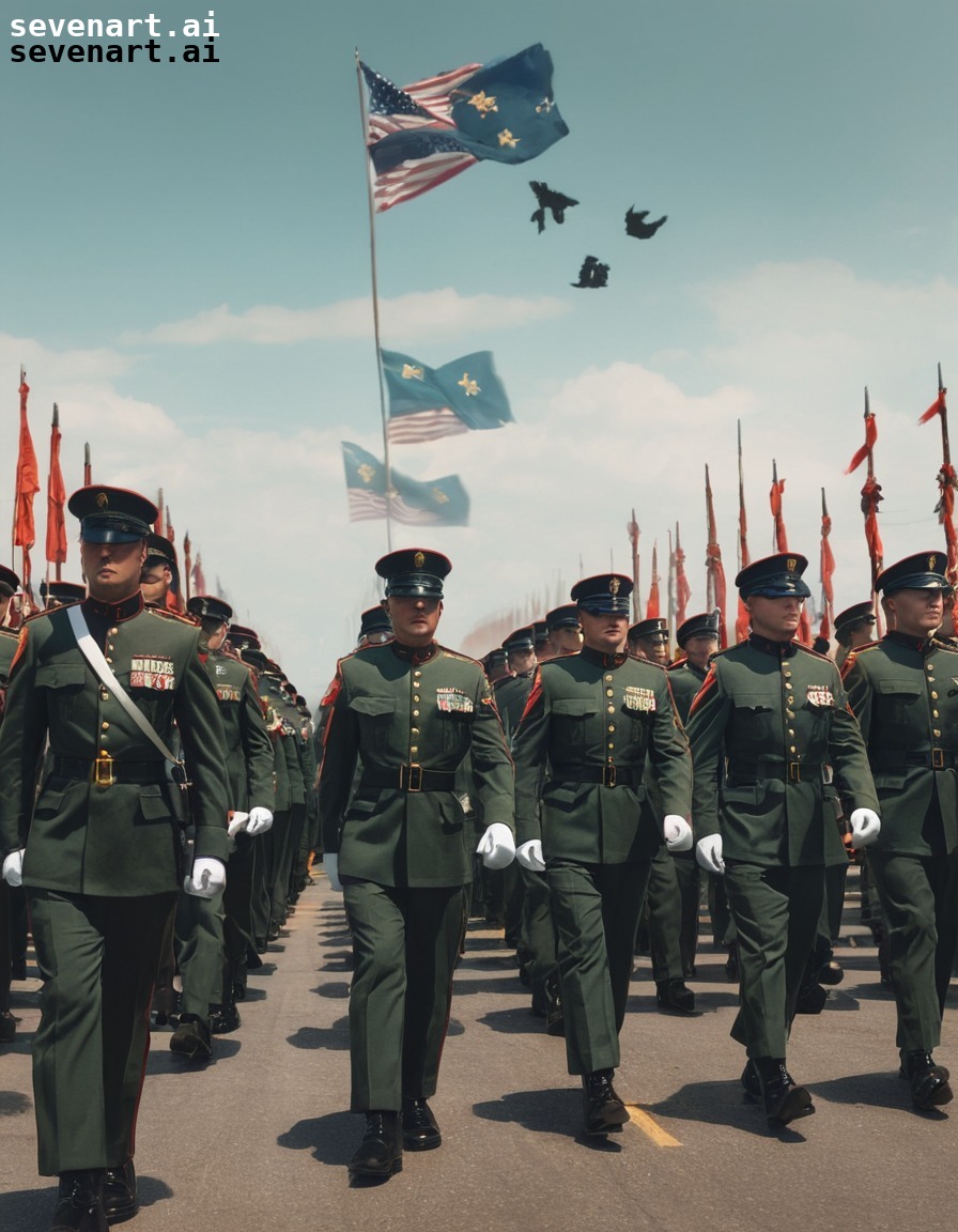 military, parade, soldiers, uniform, marching, army