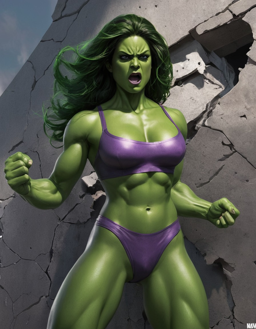 she-hulk, superhero, confident, strength, power, marvel comics