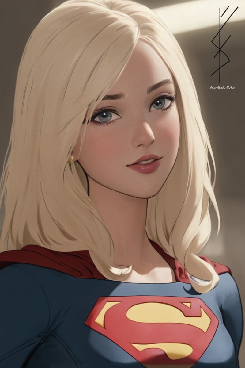 supergirl, portrait, superheroine, karazorel, kryptonian, karazorelsupergirl, tomorrowverse