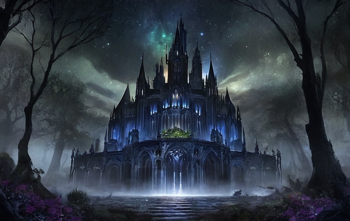 digitalart, magic, fantasyart, architecture, gothic, vampire, horror, church, conceptart, darkfantasy, hauntingseason