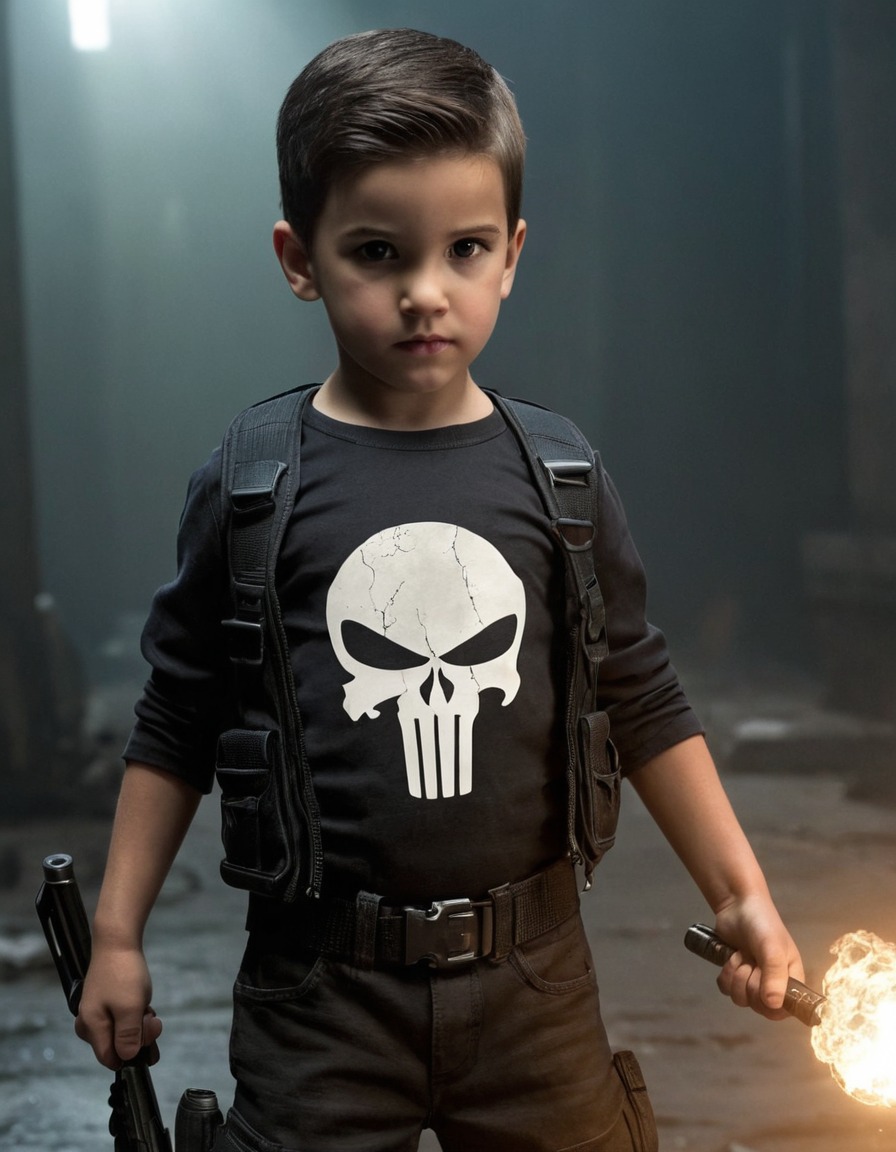 frank castle, the punisher, marvel comics, vigilante, tragic past, origin story, childhood trauma