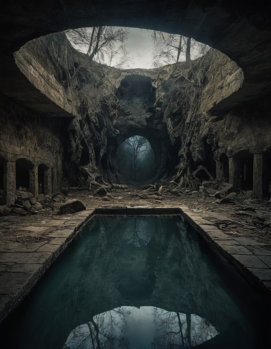 mystical, mirroring pool, hidden truths