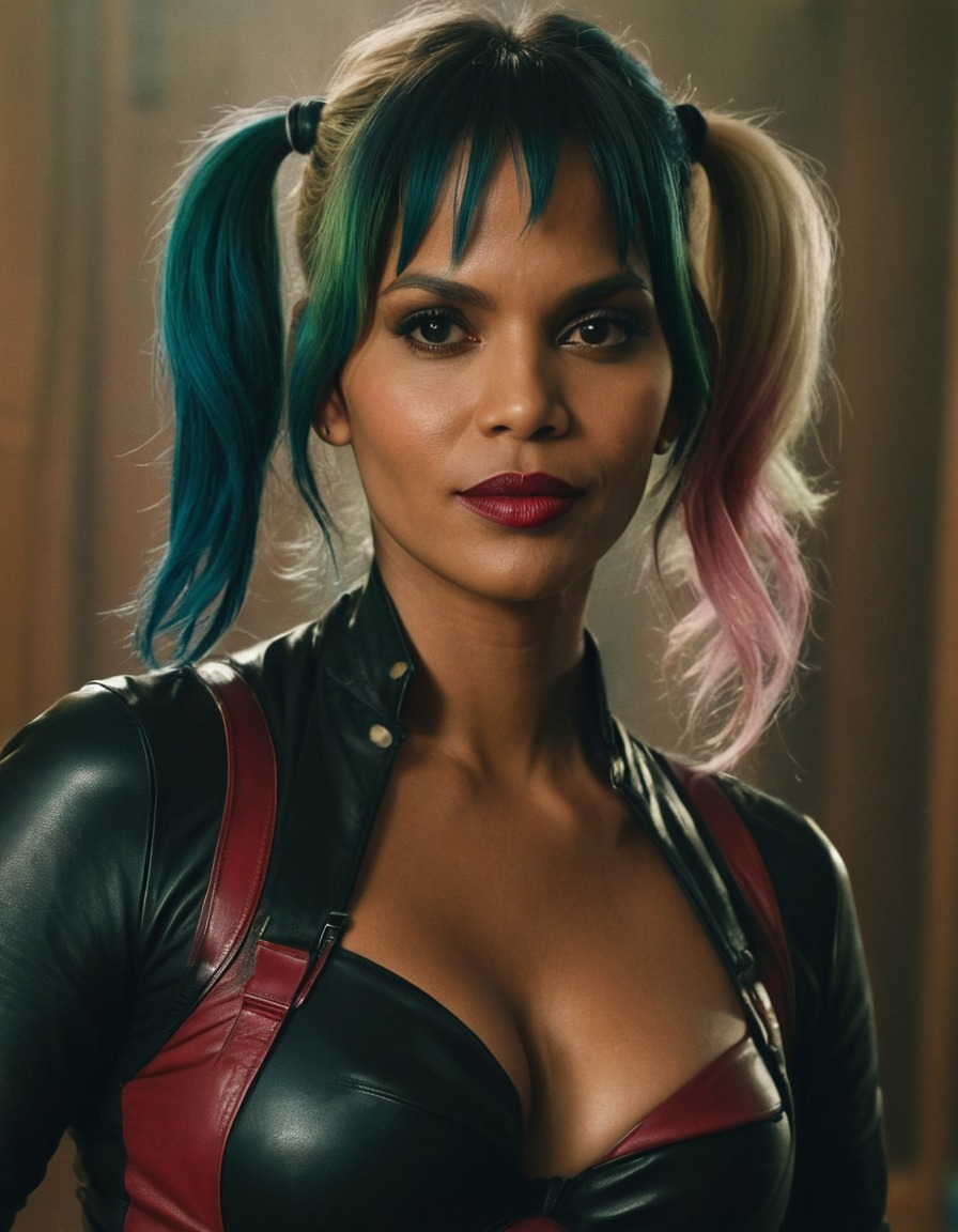 harley quinn, halle berry, dc comics, comic book character, actress, film adaptation