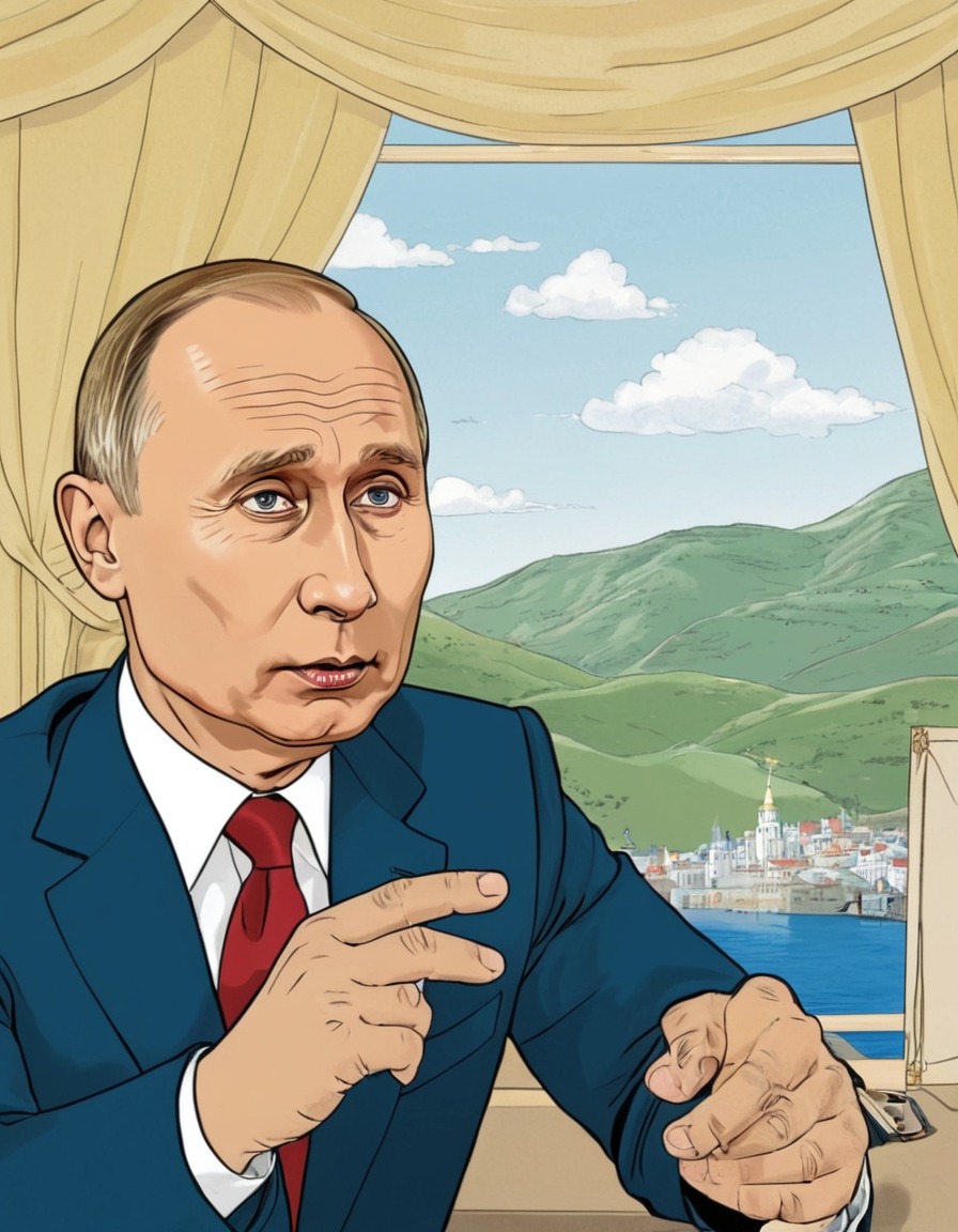 satire, painting, vladimir putin, humor, politics