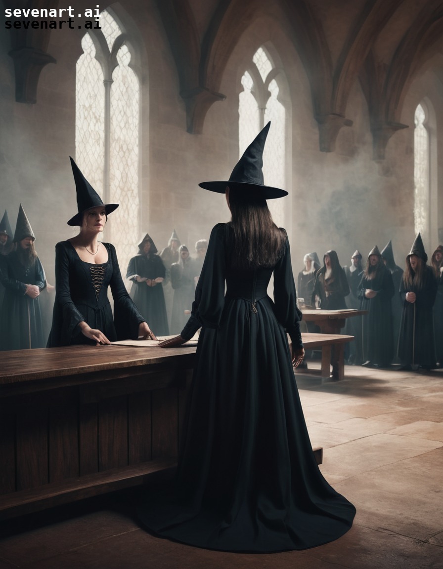 witch, trial, medieval, accusation, fantasy, middle ages