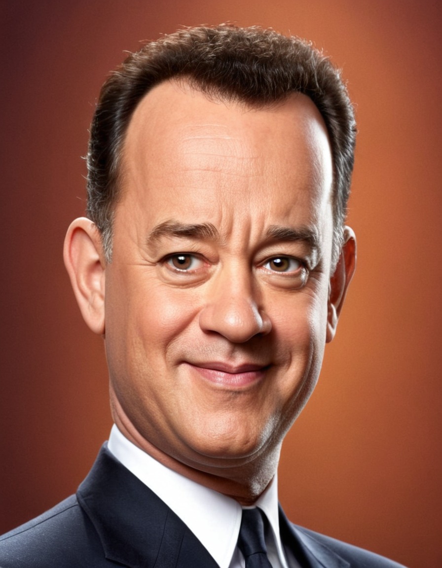 tom hanks, caricature, comedy, actor, hollywood, humor