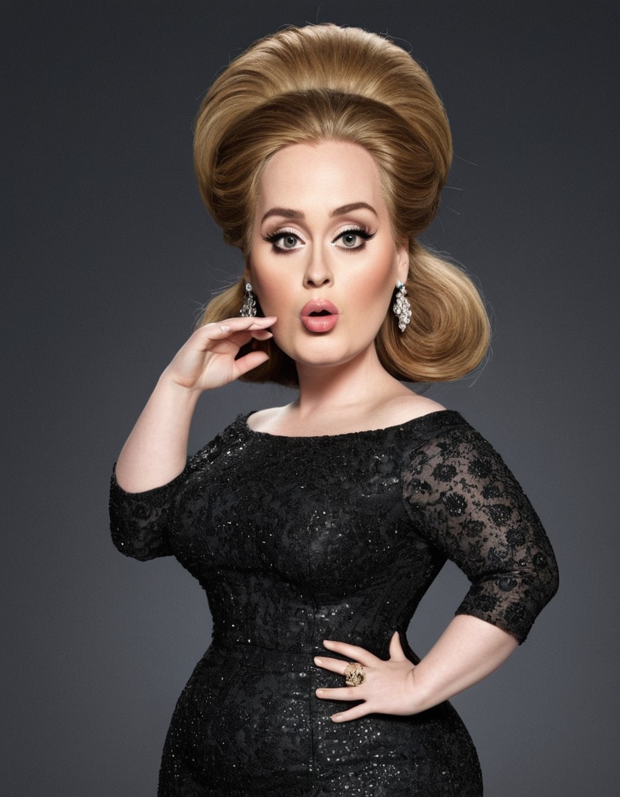 fun, adele, caricature, celebrity, singer, humor