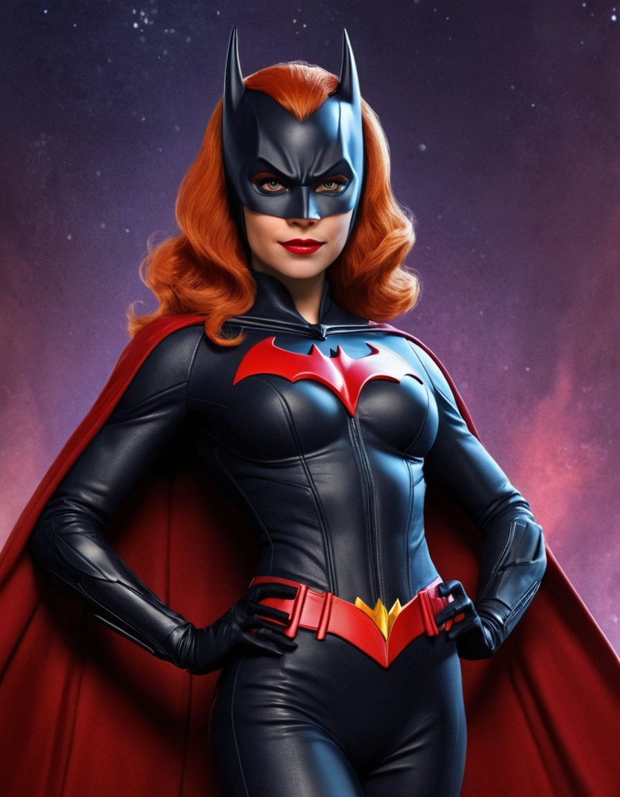 fun, batwoman, caricature, superhero, dc comics, humor, parody