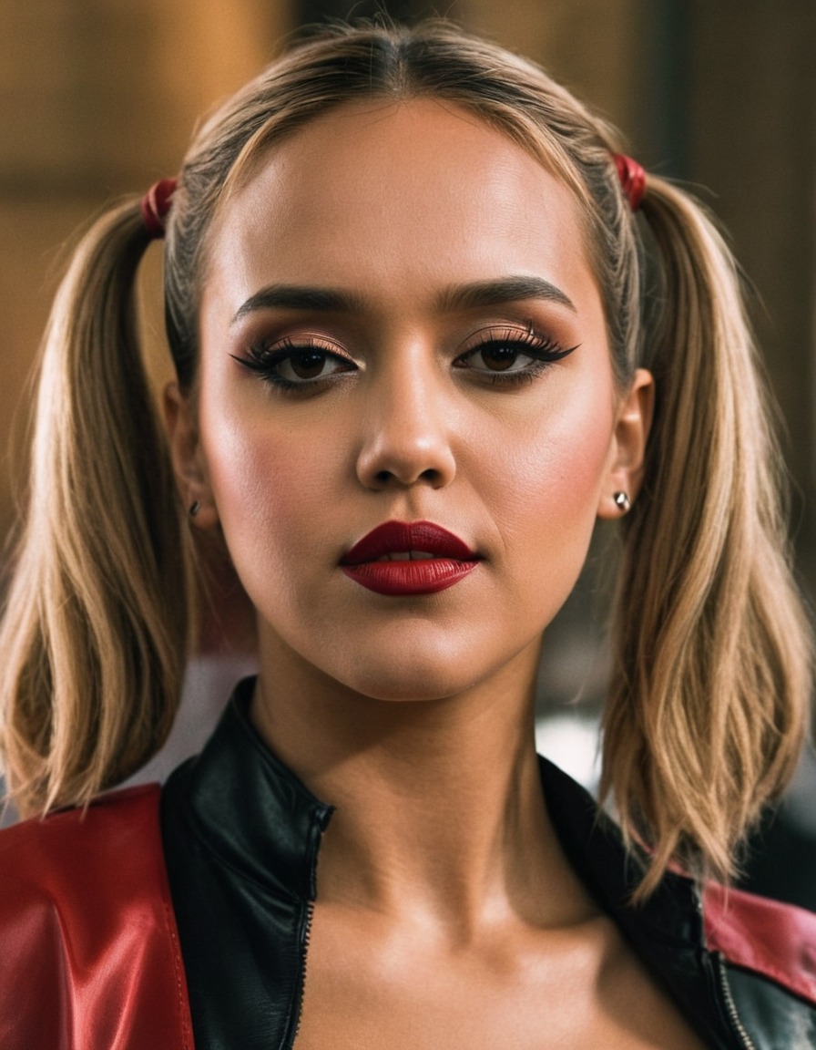 harley quinn, jessica alba, dc comics, superhero, villain, actress, film