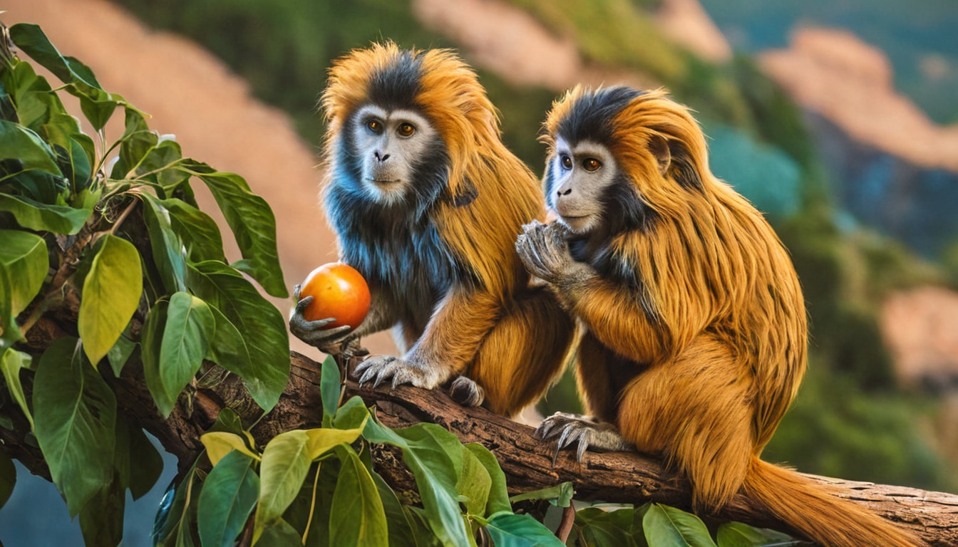 digitalpainting, animal, wildlife, monkey, animalart, jungle, wallpaper, zoo