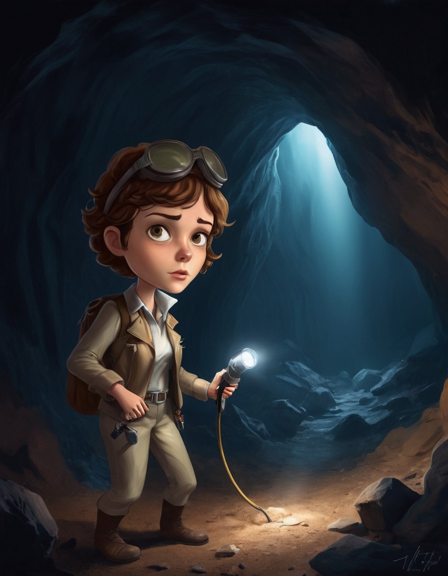 amelia earhart, explorer, underground cave, mystery, flashlight