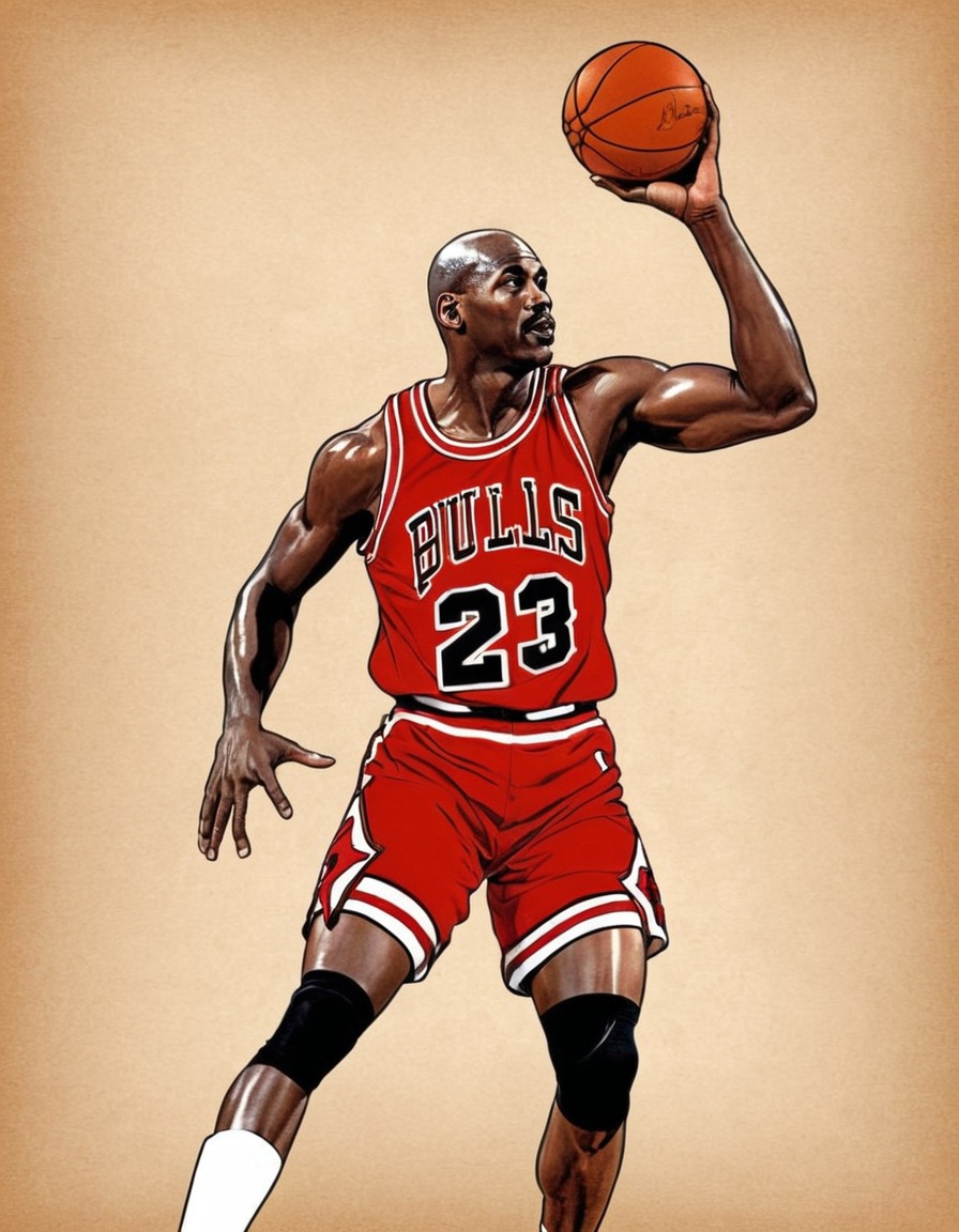 michael jordan, painting, humor, sports, nba, basketball, funny