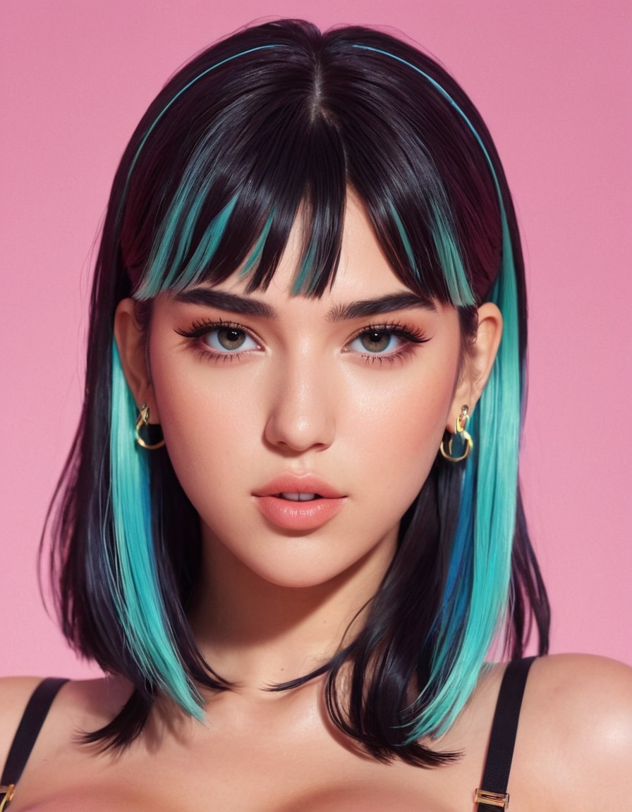 dua lipa, anime, music artist, pop singer, celebrity, fan art, character design