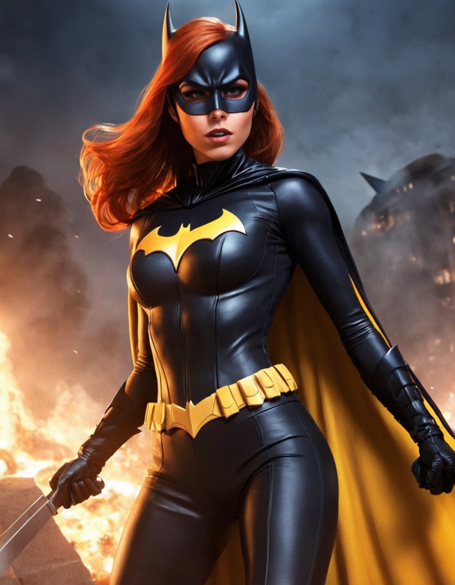 batgirl, dc comics, superhero, villain, defeat, female superhero, comic book