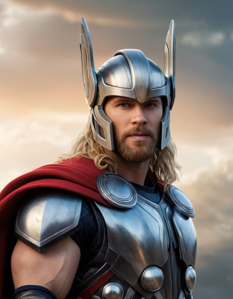 thor, robot, marvel, fiction, superhero, avengers