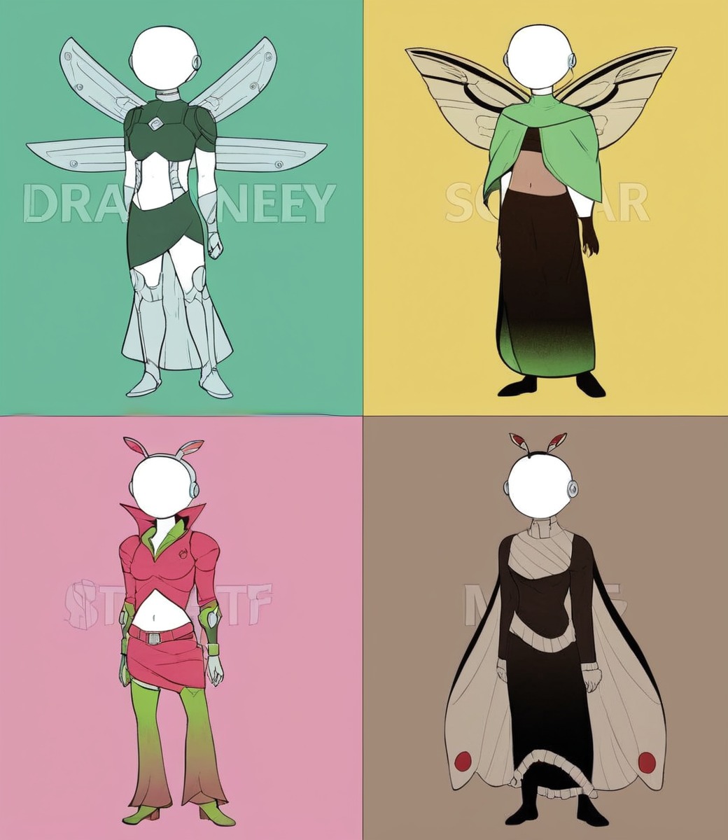 adoptable, adoptablesopen, fairy, insect, originalcharacter, humanoid, outfit, digitalart, characterdesign, commission, clothing, adopt, outfitdesign, adoptableauction, outfitadoptable, outfitauction