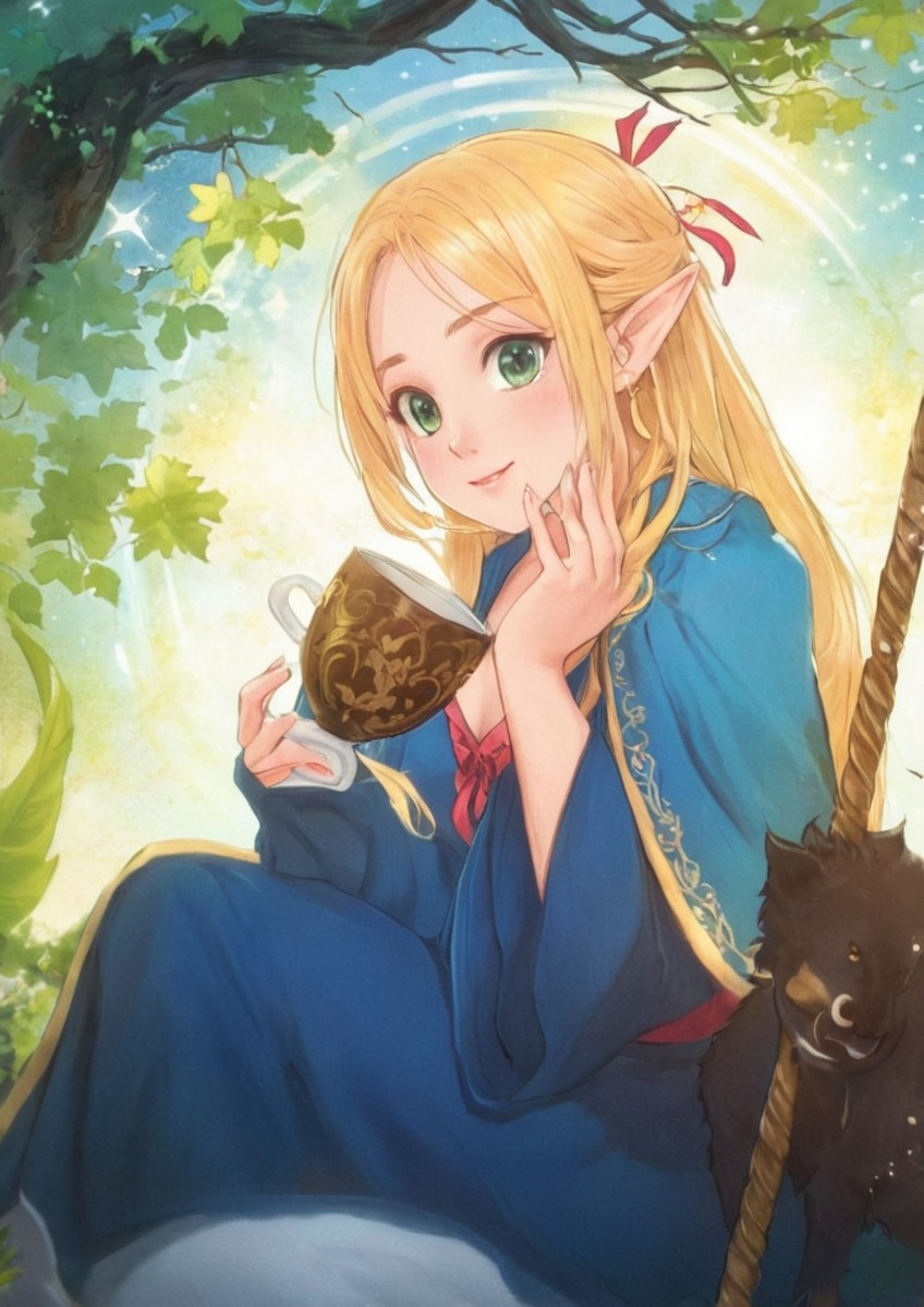 marcille donato, delicious in dungeon, dungeon meshi, kawaii, anime