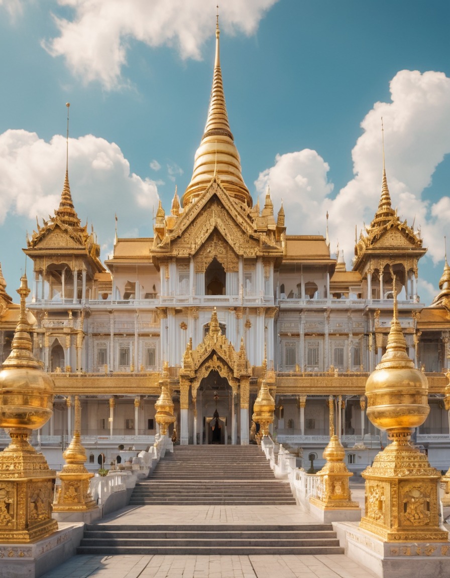 palace, ornate architecture, luxury, golden domes, opulence