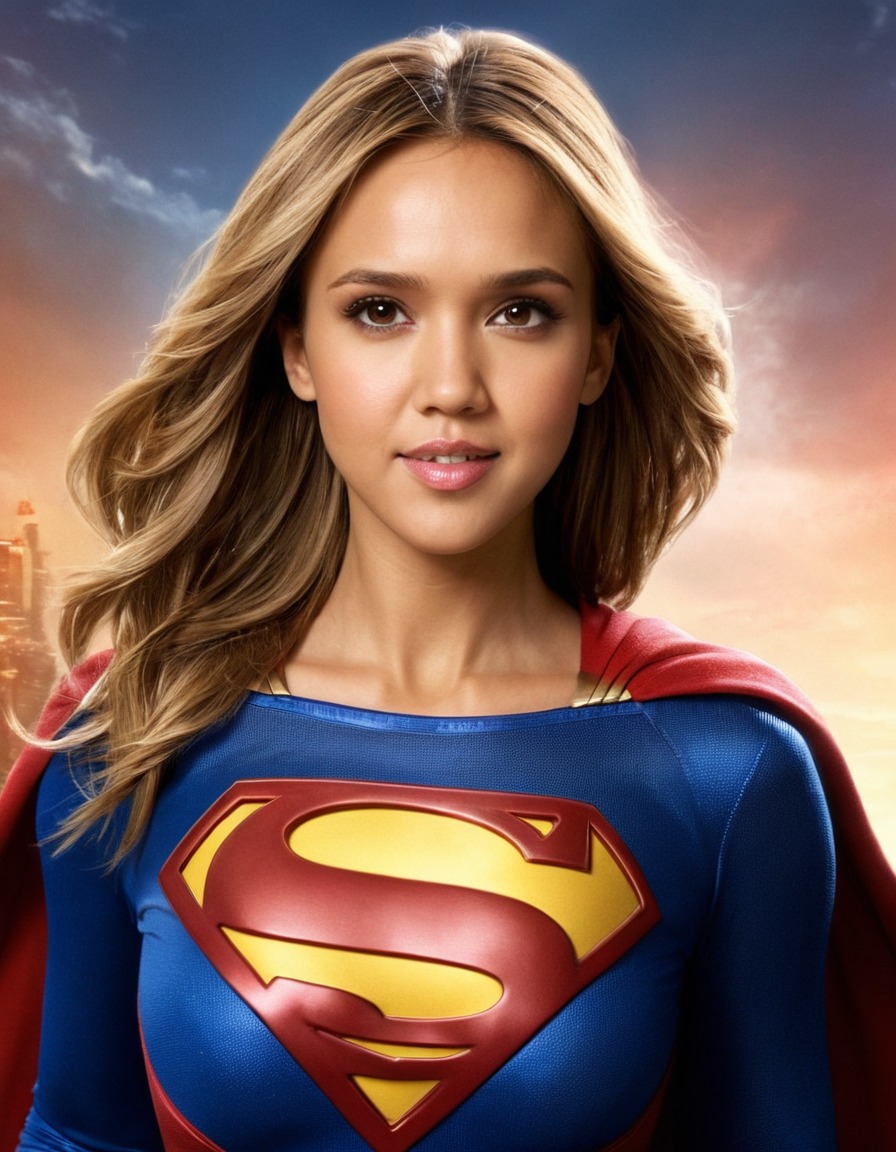 jessica alba, supergirl, celebrity, actress, superhero, entertainment