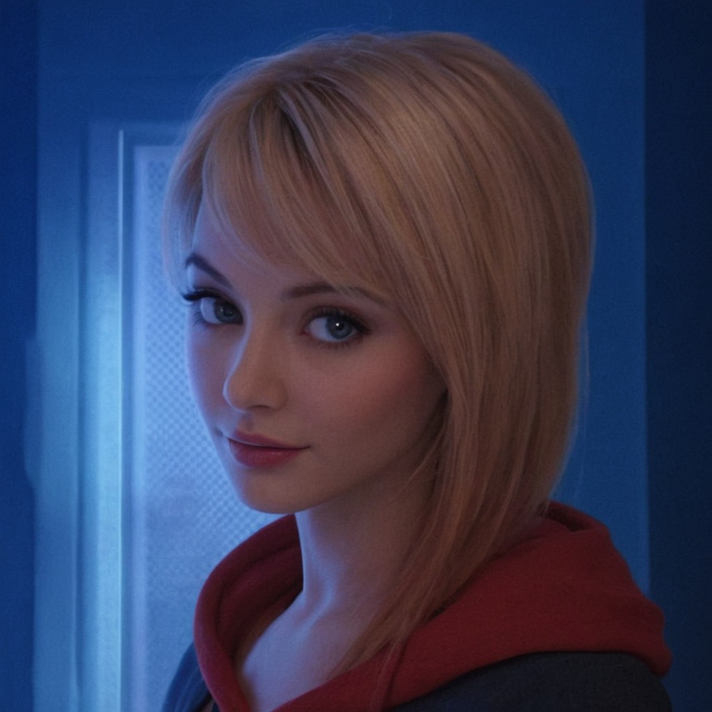 she looked so cute in miles’ jacket, atsv, across the spiderverse, spiderman, spiderverse, gwen stacy, spider gwen