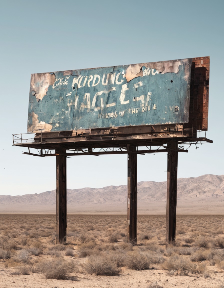 abandoned, vintage, weathered, advertising, decayed, fallout, games, tv shows, amazon prime