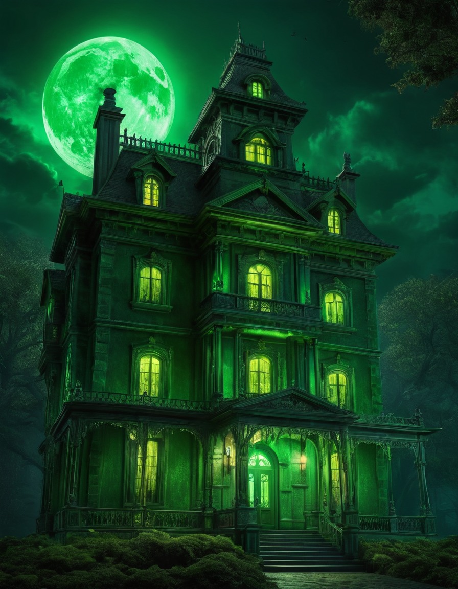 haunted mansion, spooky, eerie, mysterious, supernatural, lovecraft, howard lovecraft