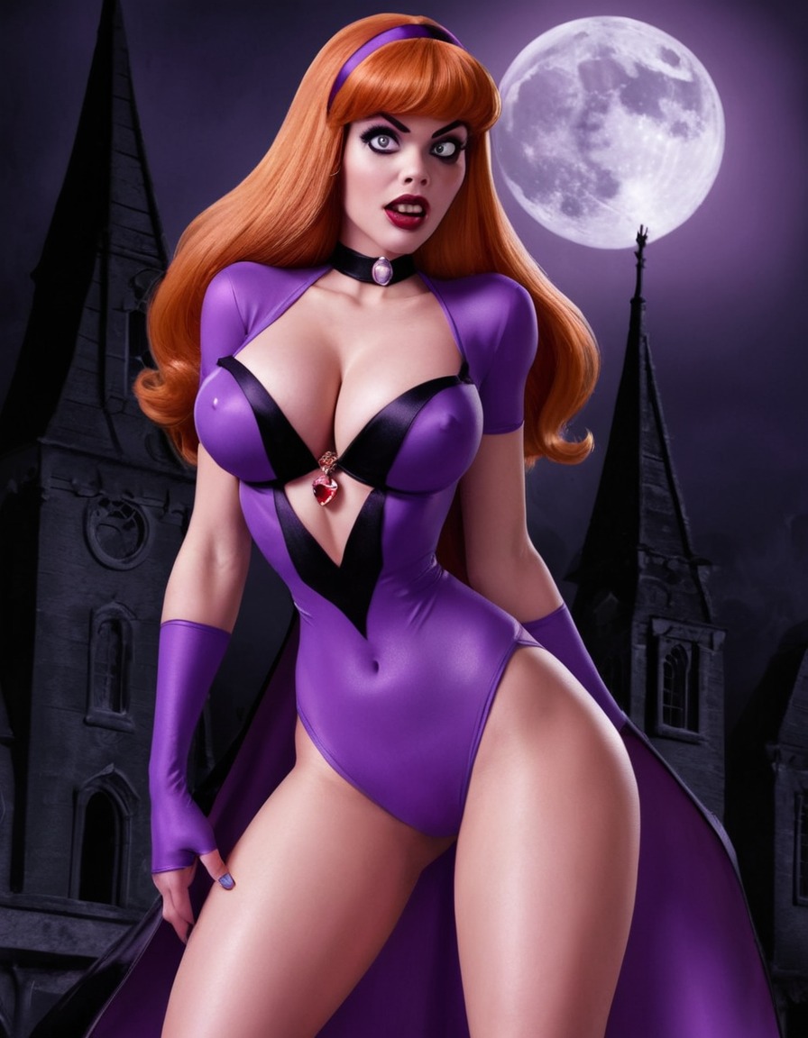 vampire, daphne blake, scooby-doo, fictional character, supernatural, disguise