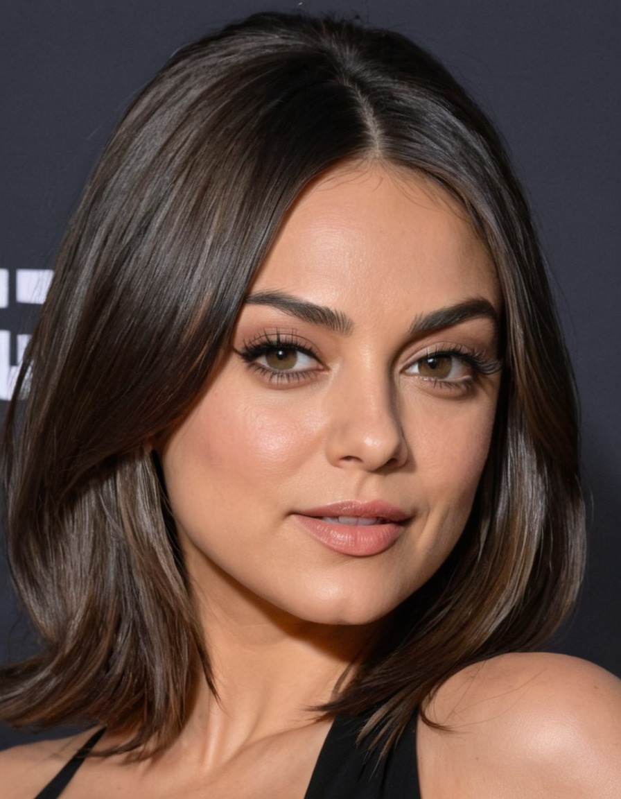 mila kunis, celebrity, portrait, painting, art, actress