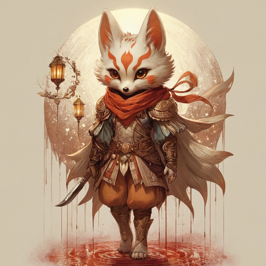 digitalart, characterdesign, videogamefanart, warrior, fox, blood, boy, curse, cursed, destroyed, evil, innocence, justice, life, lost, night, outcast, slumbering, spirit, stained, town, transformation, vengeance