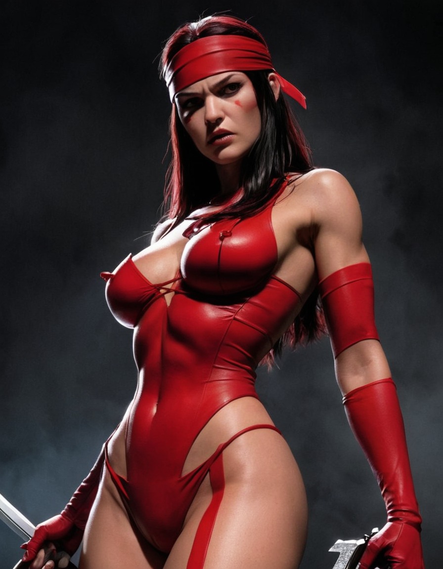 elektra natchios, marvel comics, superhero, villain, assassin, martial artist