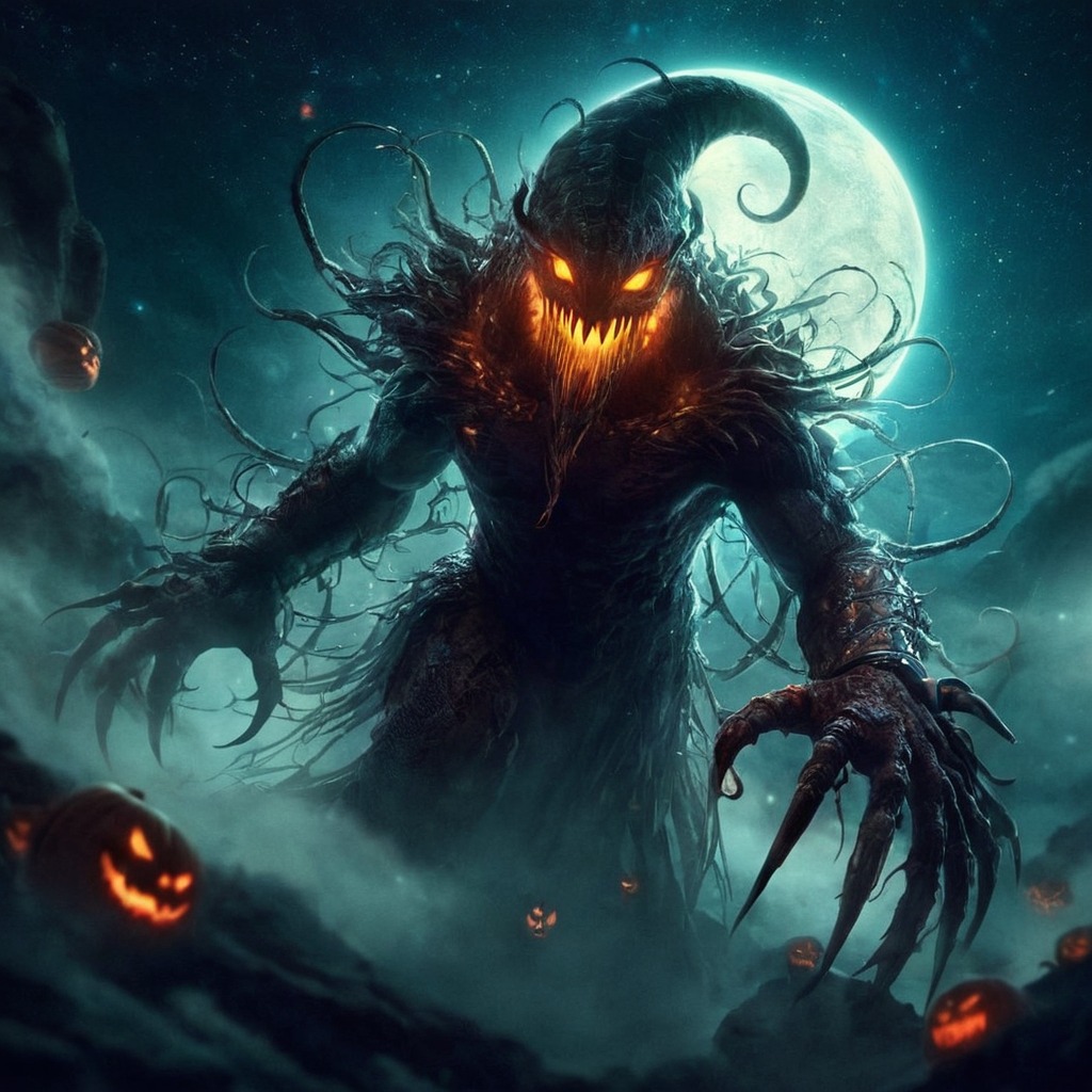 digitalart, magic, horror, monster, creepy, ghost, spooky, halloween, creature, macabre, fantasyart, darkestnight