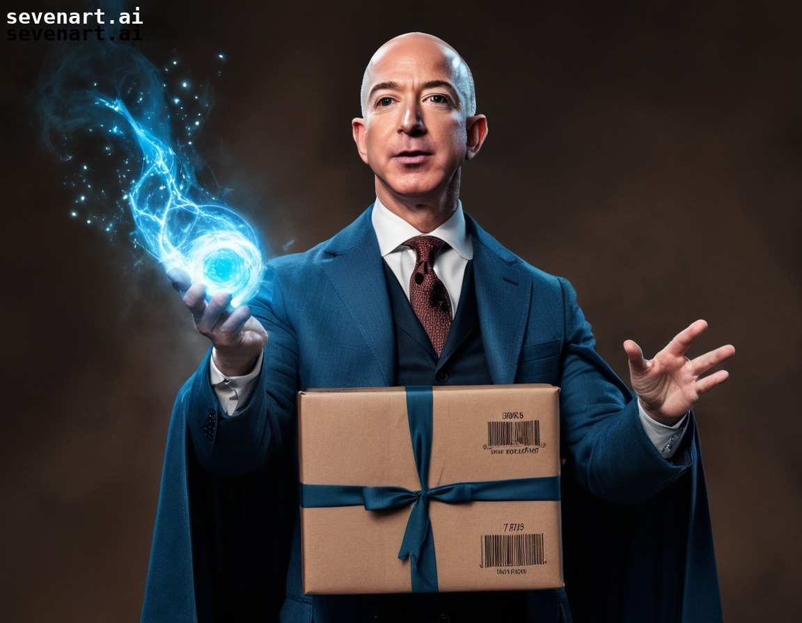 fantasy, wizard, magic, technology, online shopping, jeff bezos, amazon