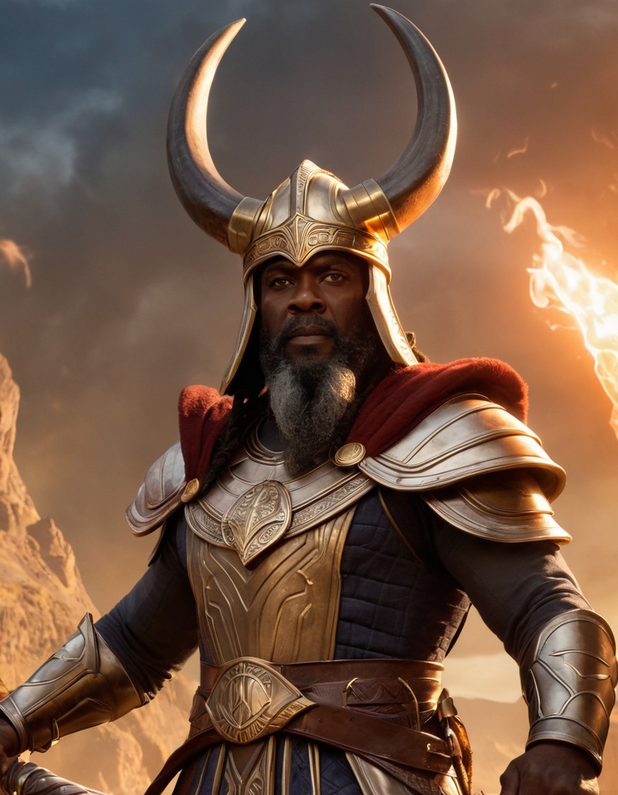 heimdall, norse mythology, epic poem, featured god, mythological scene