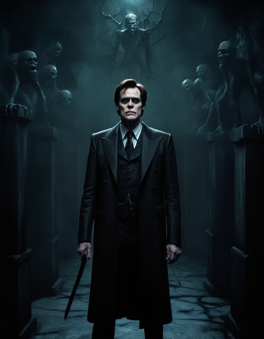 evil, jim carrey, shadows, darkness