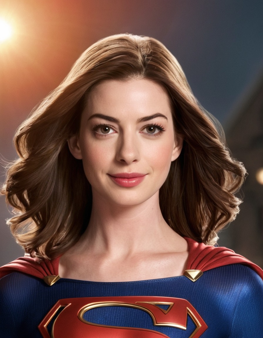 anne hathaway, supergirl, actress, dc comics, superhero, film, fictional character