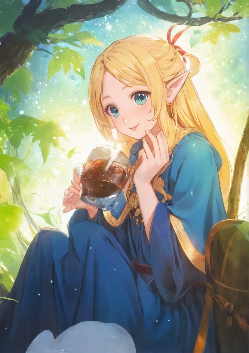 marcille donato, delicious in dungeon, dungeon meshi, kawaii, anime