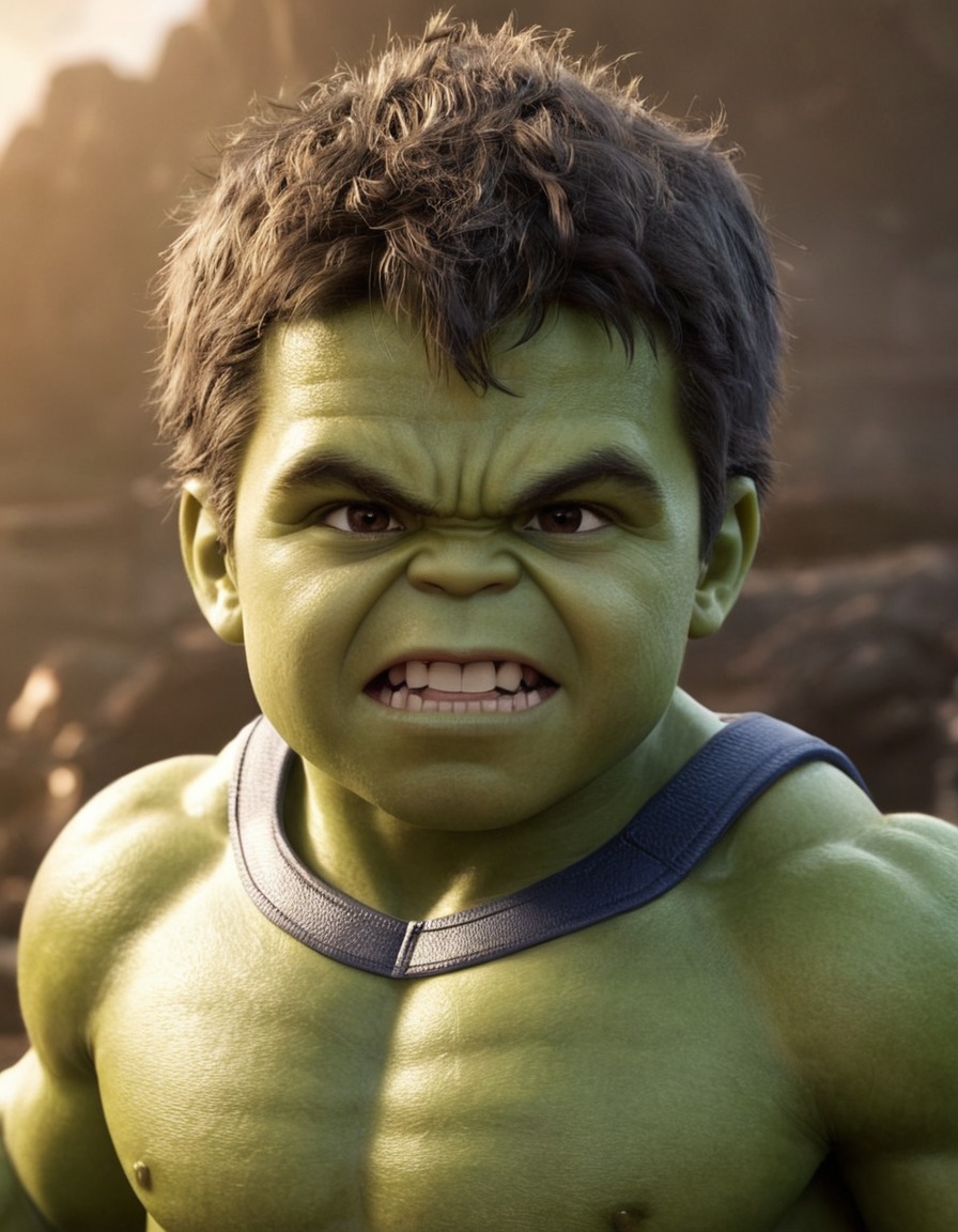 hulk, childhood, marvel, superhero, comics, bruce banner, anger management