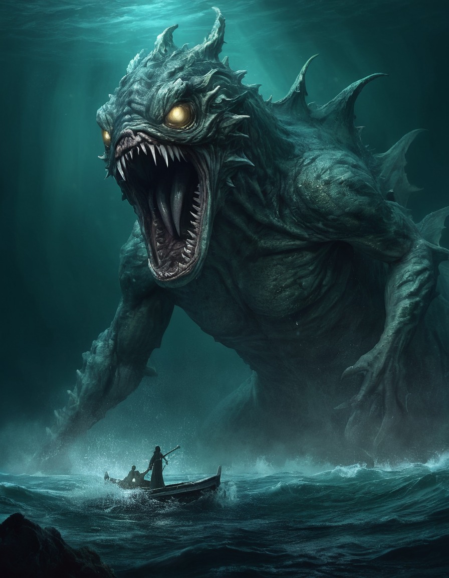 scylla, sea monster, greek mythology, mythological creature, odysseus, charybdis