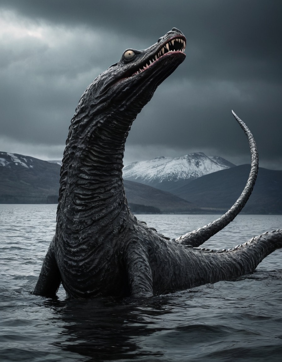 loch ness monster, scotland, legend, mythical creature, sea monster, mystery