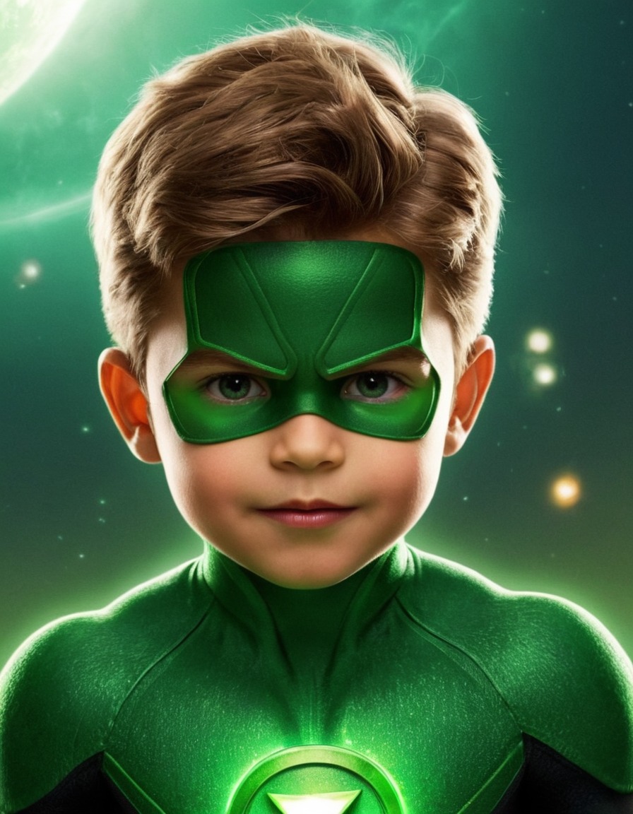 green lantern, dc comics, childhood, superhero, hal jordan