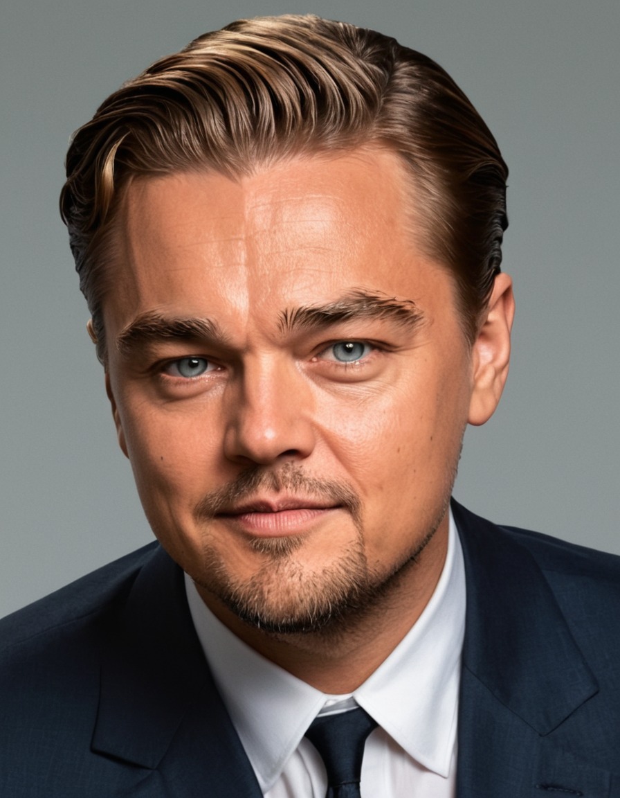 leonardo dicaprio, painting, comical, humor, art, celebrity, entertainment