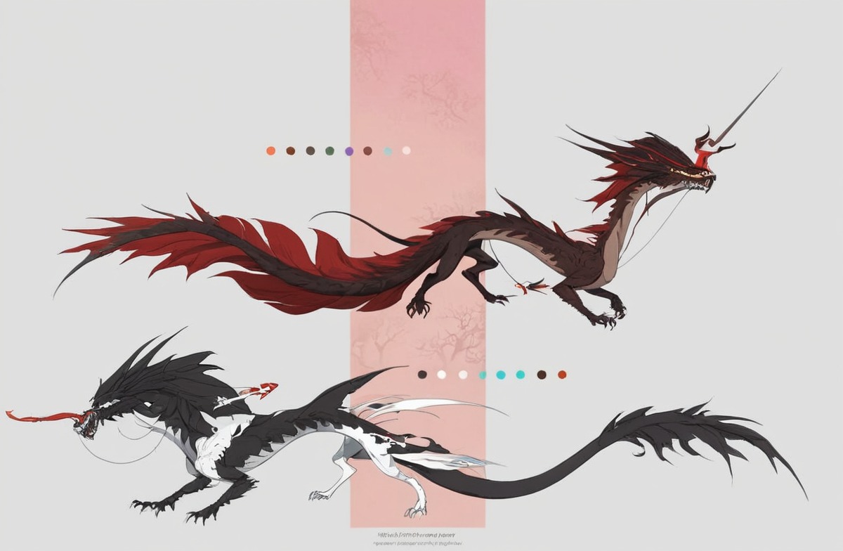 dragon, sona, yuyakedesign