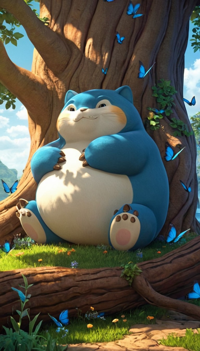 fanart, digitalart, anime, cartoon, pokemon, videogamefanart, digitalpainting, snorlax