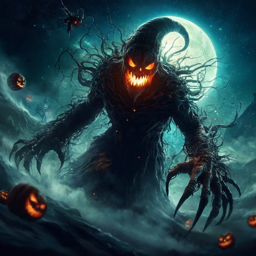 digitalart, magic, horror, monster, creepy, ghost, spooky, halloween, creature, macabre, fantasyart, darkestnight