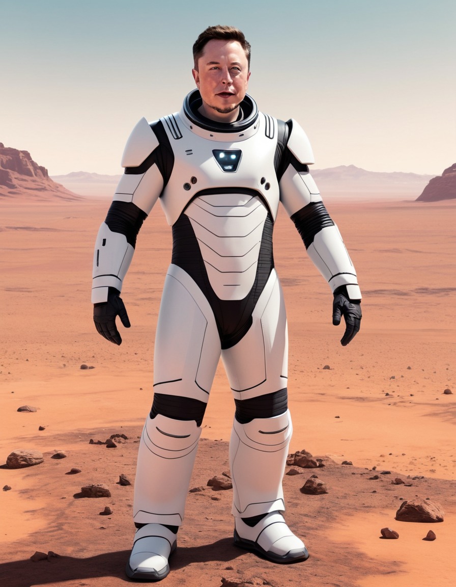 elon musk, spacex, mars, space exploration, futuristic, space suit