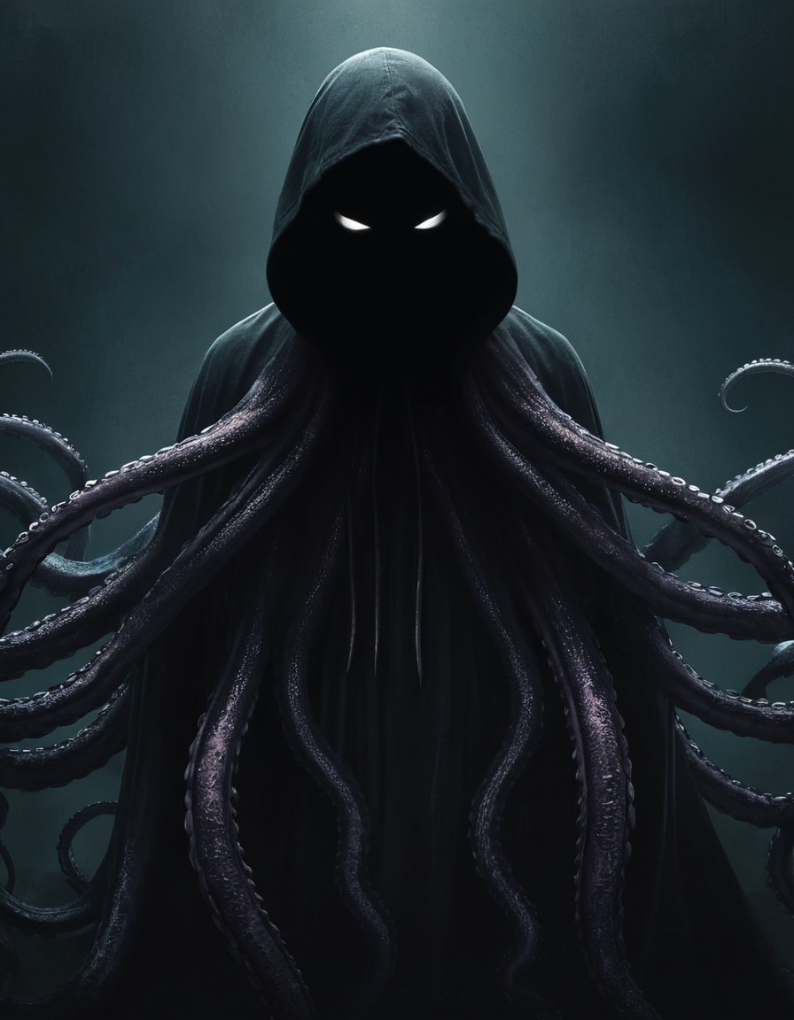 darkness, mysterious, supernatural, tentacles, eerie, lovecraft, howard lovecraft